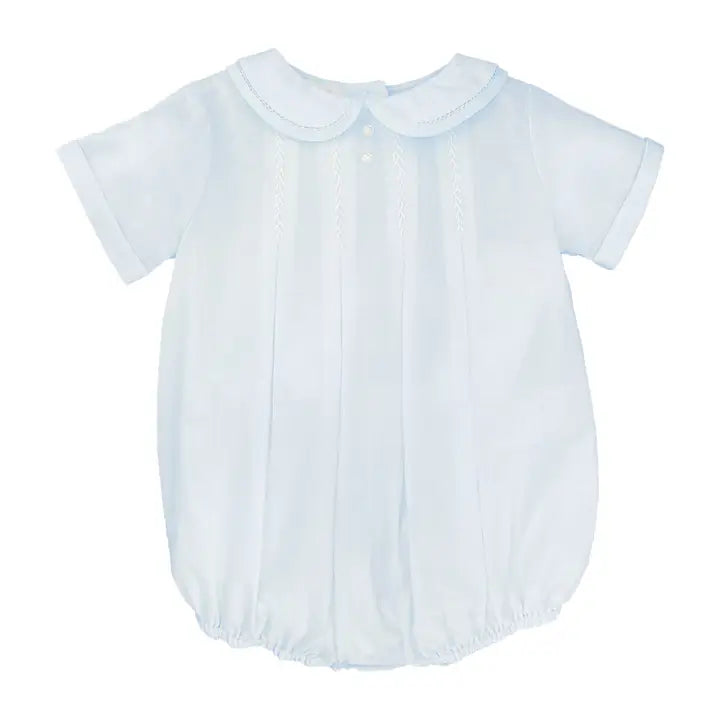 Romper with Hand Feather Stitching - Preemie