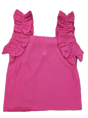 Pretty In Pink Ribbed Tank