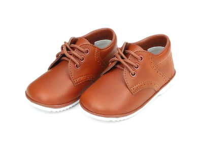 James Leather Lace Up Shoe (Baby) - Cognac