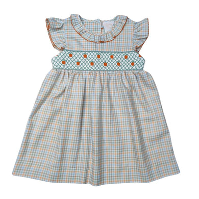 Pumpkin Picking Flutter Dress