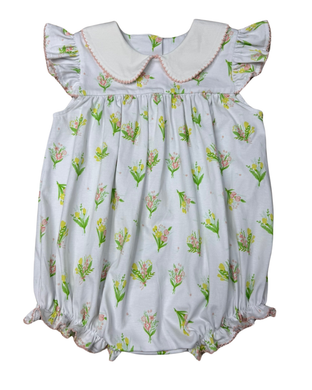 Springtime Bouquet Collared Flutter Bubble