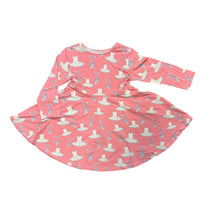 Swirly Girl Short Sleeve Dress