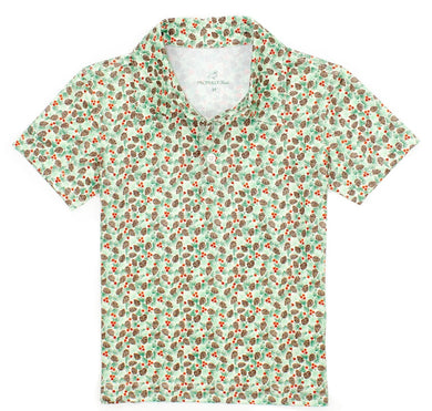 Boys Inlet Polo Winter Pine