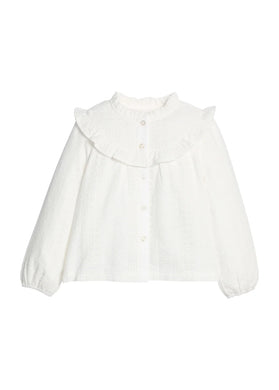 Cintra Top-White Eyelet