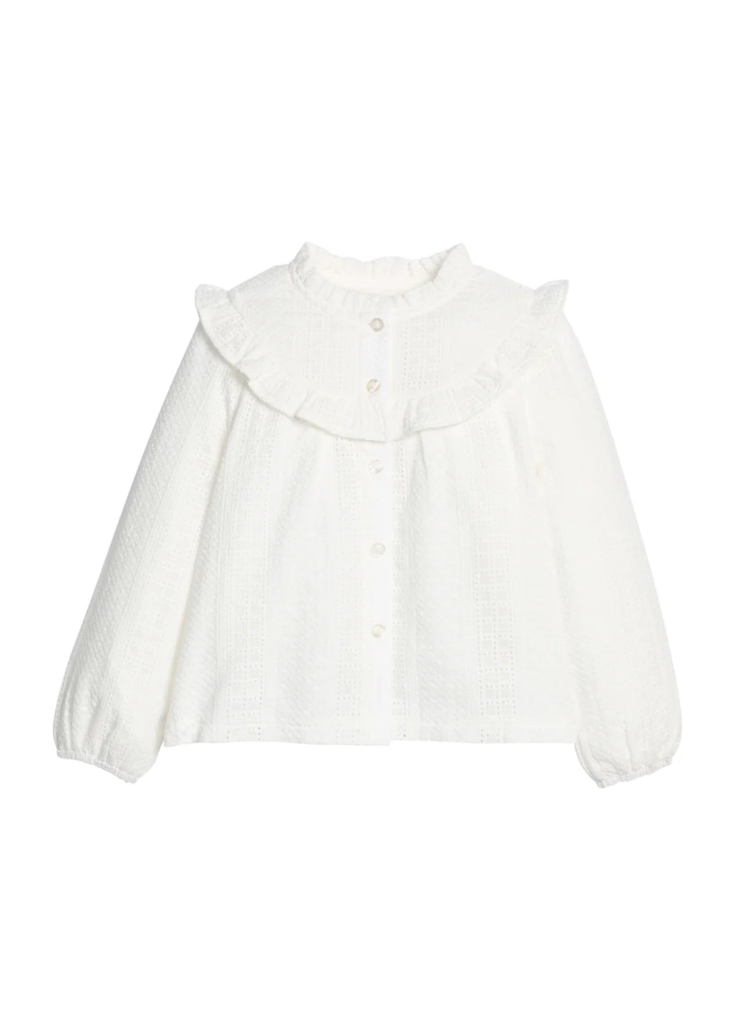 Cintra Top-White Eyelet