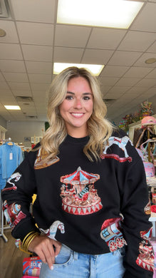 Preorder Sequin Old Fashion Christmas Sweater