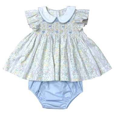 Spring Bouquet Smocked Bloomer Set