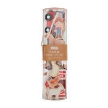 Farm House Wood Toy Set