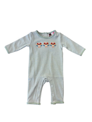 Turkey Applique Boys Romper