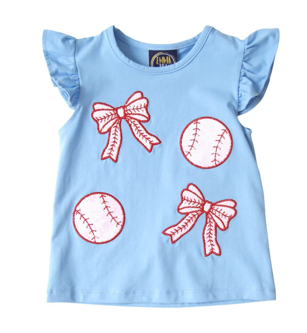 Baseball Applique A/S Shirt