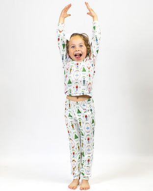 Kids Nutcracker Waltz Long Sleeve Pajamas