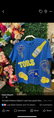Adult Tors Sequin Card Shirt