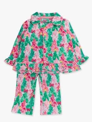 Pink Jolly Grove Ruffle Flare Pajamas