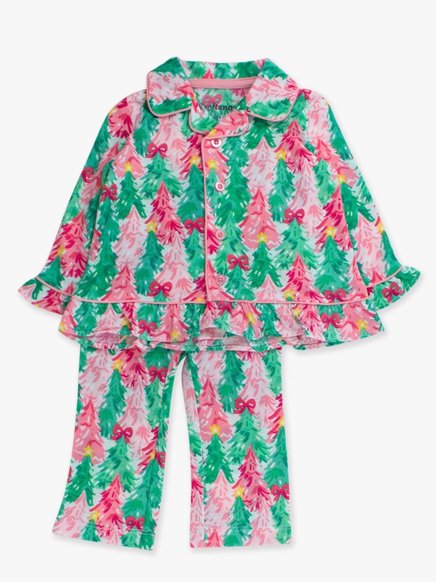 Pink Jolly Grove Ruffle Flare Pajamas