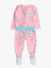 Sugarplum Dreams Ruffle One Piece Footie Pajamas