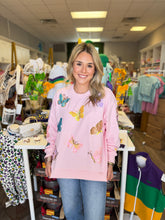 Preorder Sequin Butterfly Sweatshirt Kids & Adult