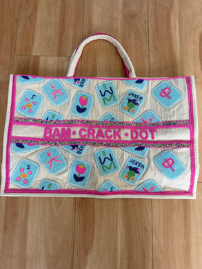 BAM CRACK DOT Tote Bag