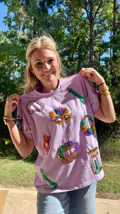 Preorder New Orleans Sequin Mardi Gras - Kids & Adult