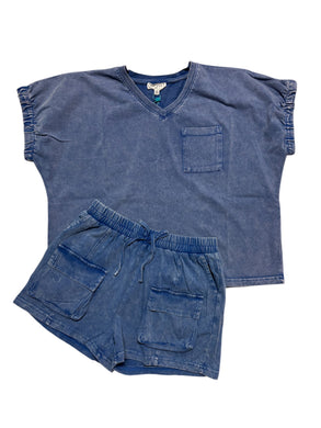 Dark Blue Lounge Set