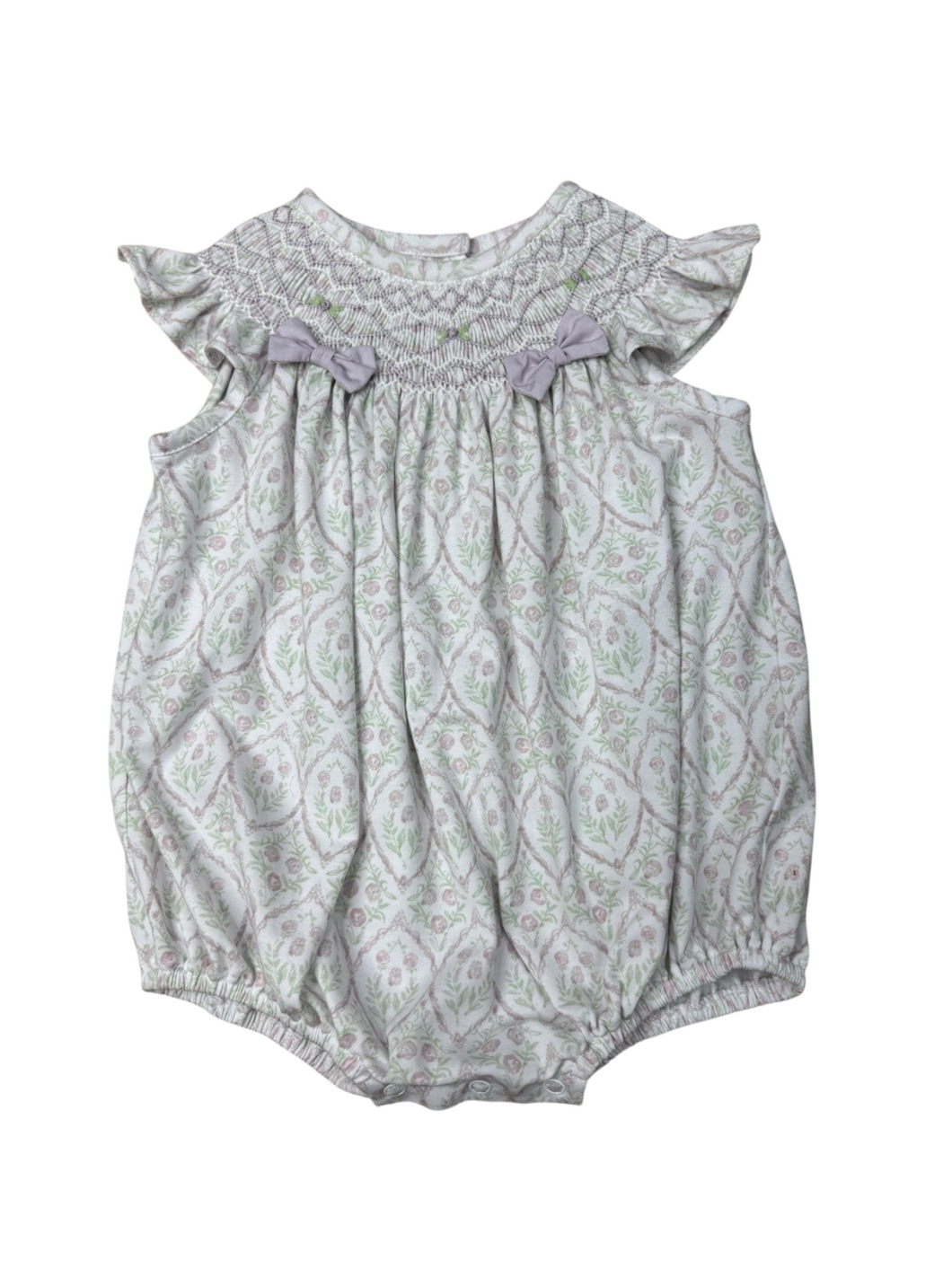 Spring Meadow Smocked Geo Bubble