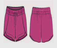 Girls Active Woven Running Shorts