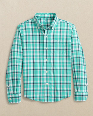 Southern Tide Ridge Plaid Sports Shirt