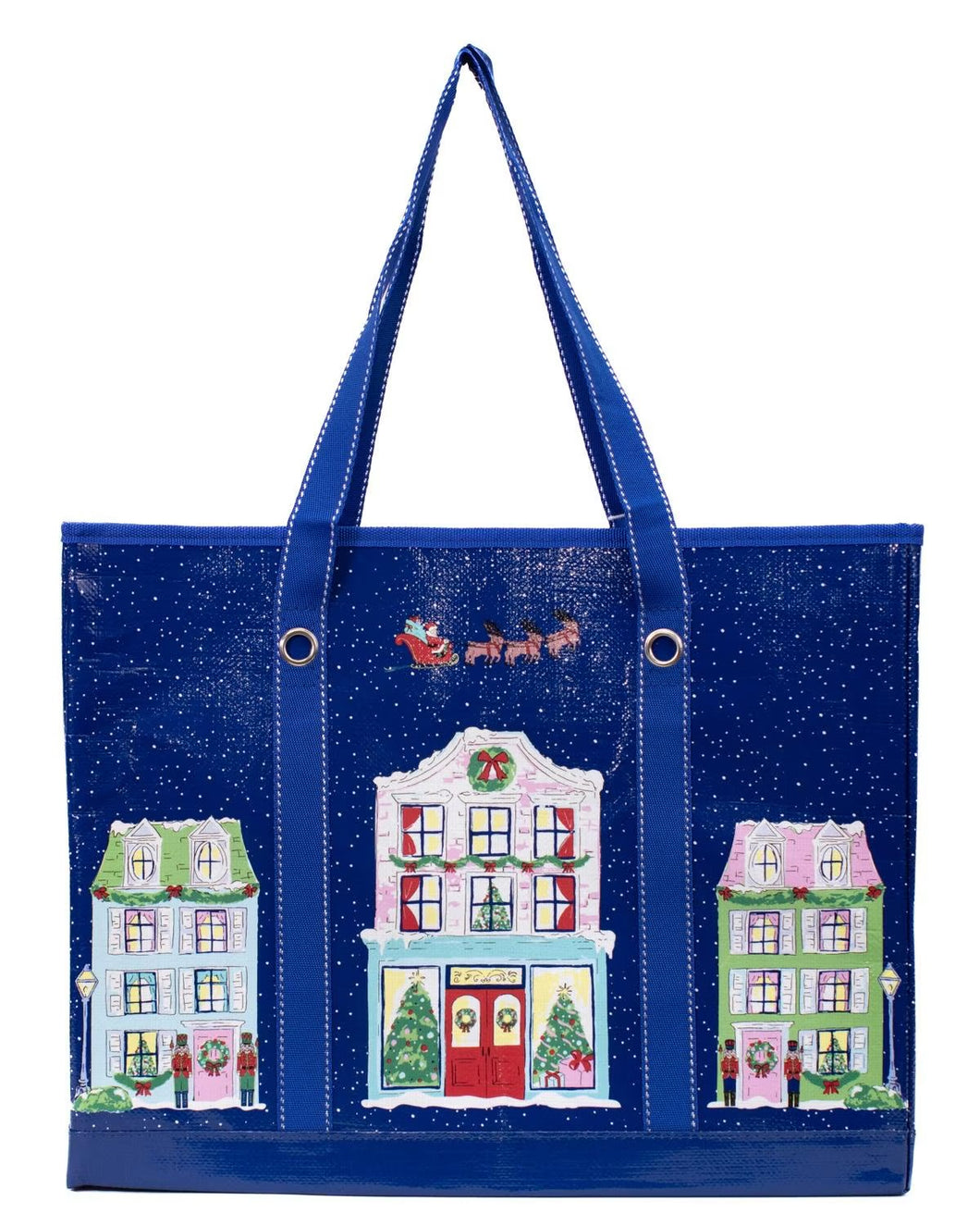 Christmas Village Market Tote Bag