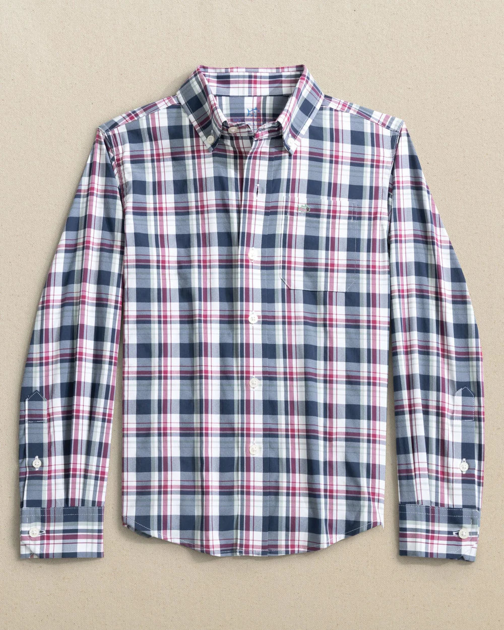 Dad & Me Breakwater Plaid Sports Shirt