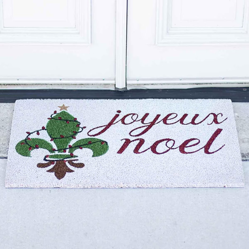 Joyeaux Noel Coir Doormat