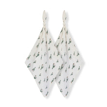 Bamboo Burp Cloth Mint Lobster