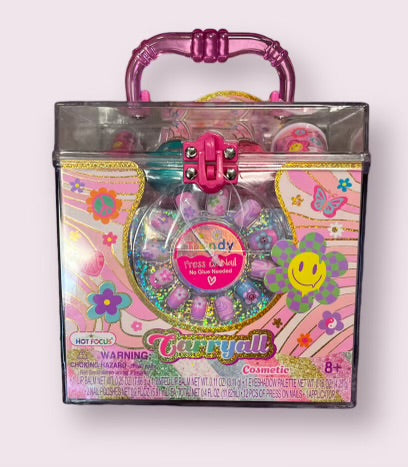 Carryall Cosmetic - Groovy Flower