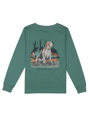 Boys Beagle LS Marine Green