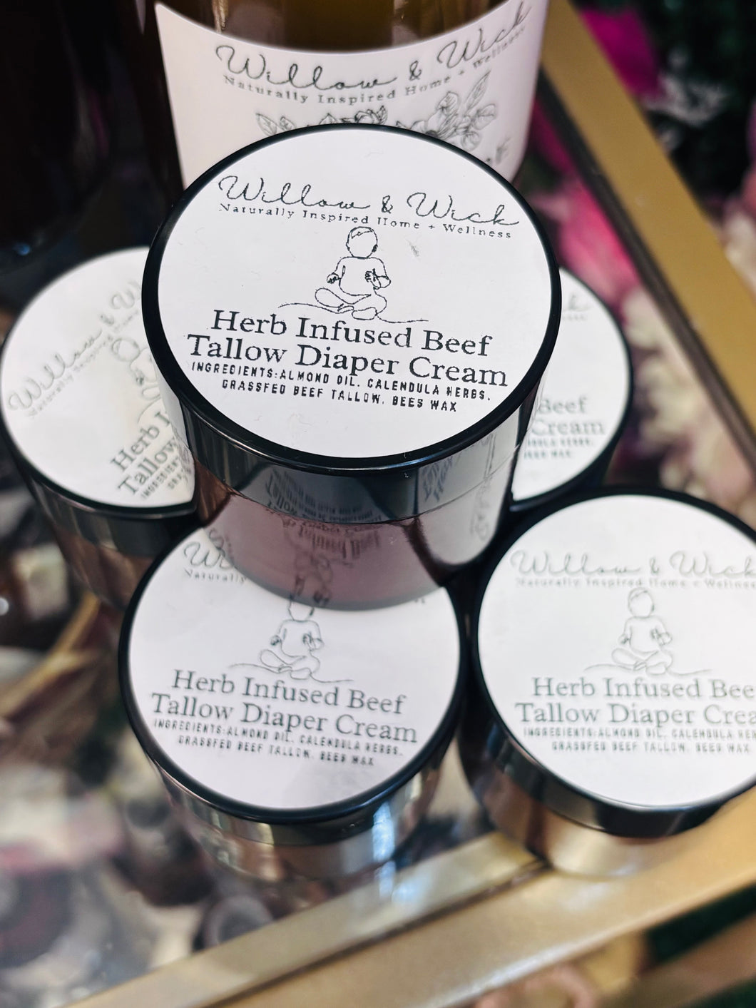 Herb Infused Beef Tallow Rash Cream