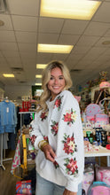 Preorder Sequin Poinsettia Sweater