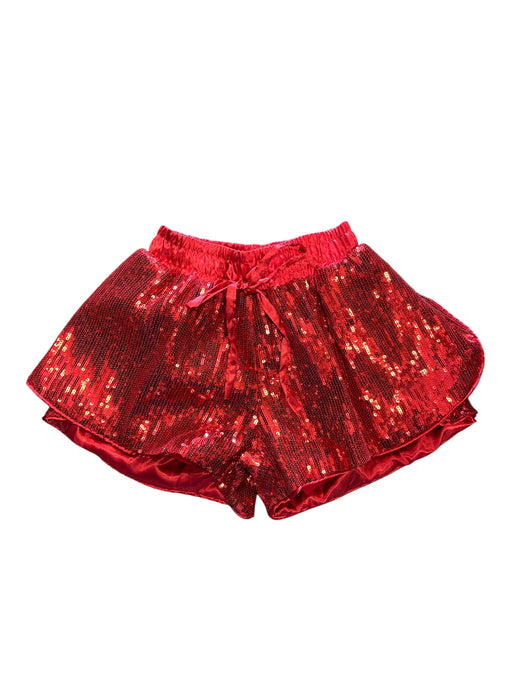 Red Sequin Butterfly Shorts