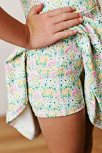 Green Floral Bloom Tennis Dress