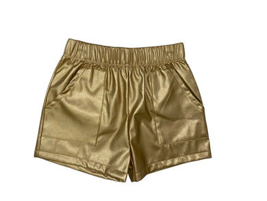 Faux Leather Shorts