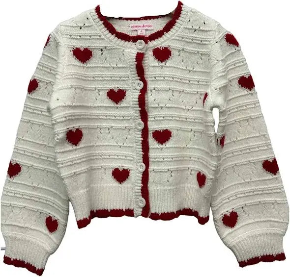 Design History Heart Cardigan