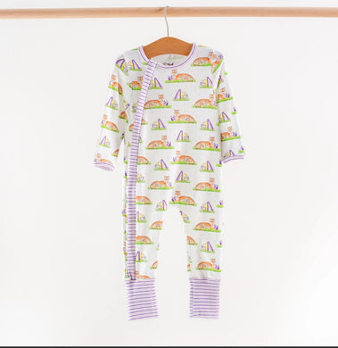 Mascot Mania Zip Up Pajamas