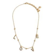 Short Gold Love Necklace