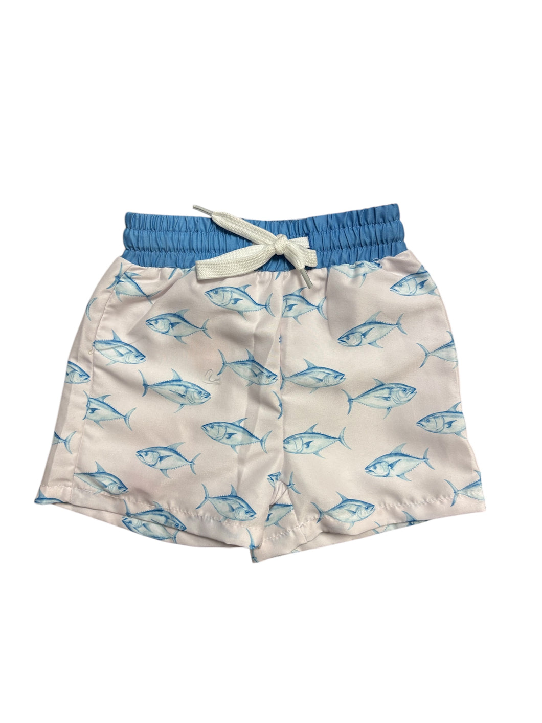 Blue Fish Boy Trunks