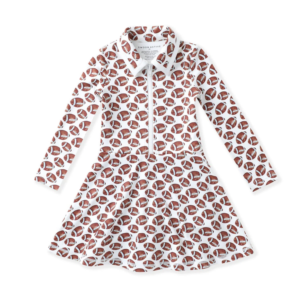 Long Sleeve Football Tennis Dress