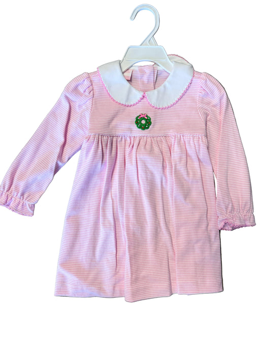 Wreath Pink Kint Stripe Dress