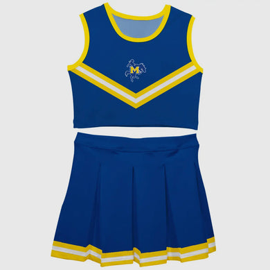 McNeese State Cowboys Blue Sleeveless Cheerleader's Set