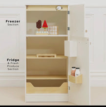 Wooden Kitchen Fridge Freezer
