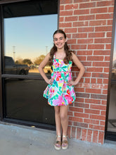 Tween Scallop Embo Cotton Poplin Mini Dress
