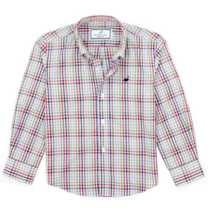 Boys Seasonal Sportshirt Autumn Trail