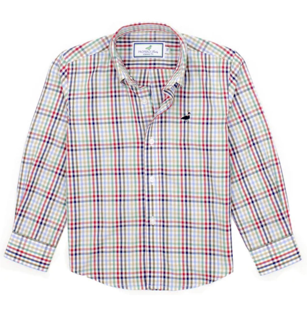 Boys Seasonal Sportshirt Autumn Trail