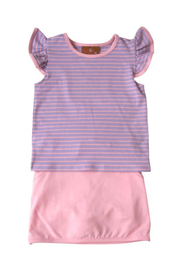 Sage Skort Set - Purple & Pink