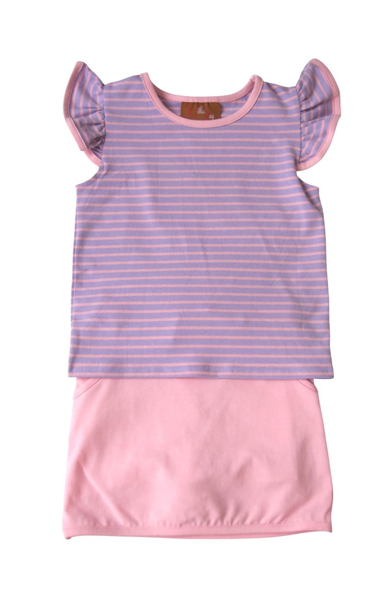 Sage Skort Set - Purple & Pink